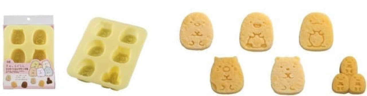 Sumikko Gurashi's cookie mold and cupcake mold are from Kai