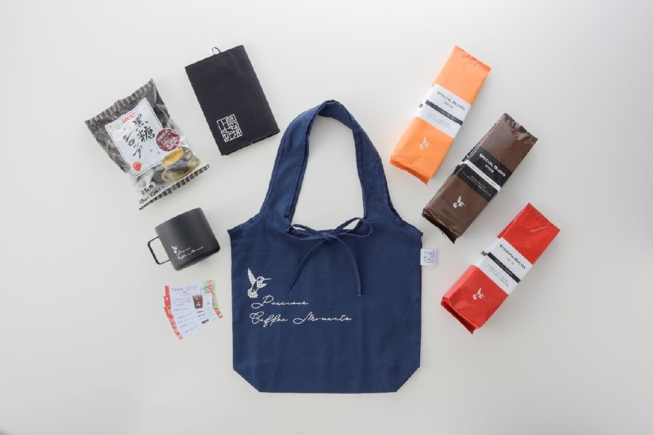 Also for eco-bags ♪ Lucky bag "HAPPY BAG" is now available from Ueshima Coffee --- Limited coffee beans and drink voucher tote bag