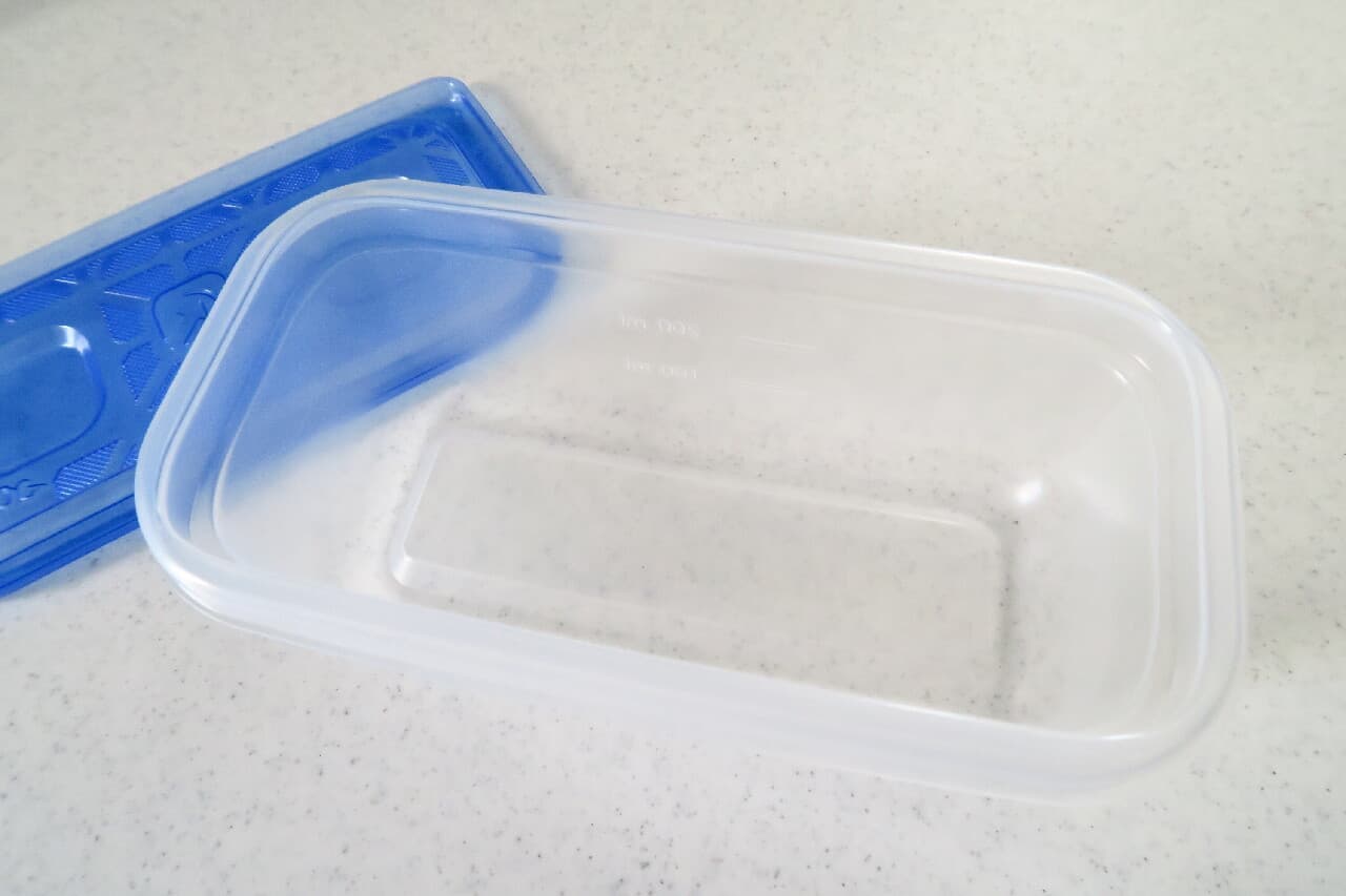 "Ziplock container" recommended 3 sizes --"130ml" which becomes a jelly container and large capacity "1900ml"