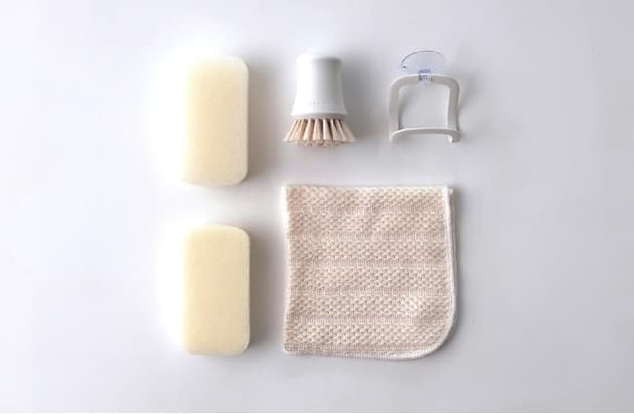 Kitchen cleaning tools "Cleanliness" series --Brushes and sponges that are comfortable to use