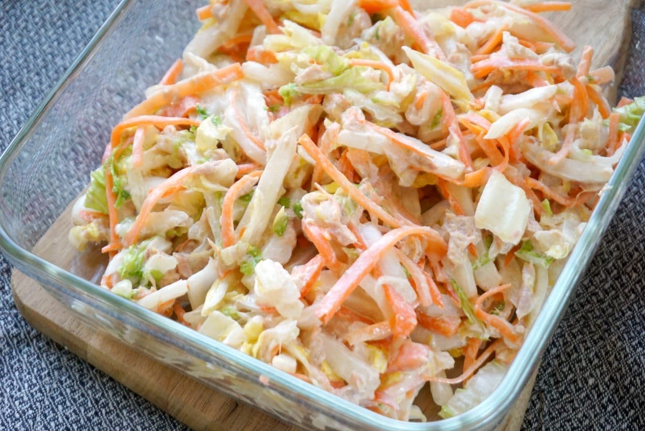 Chinese cabbage coleslaw salad recipe