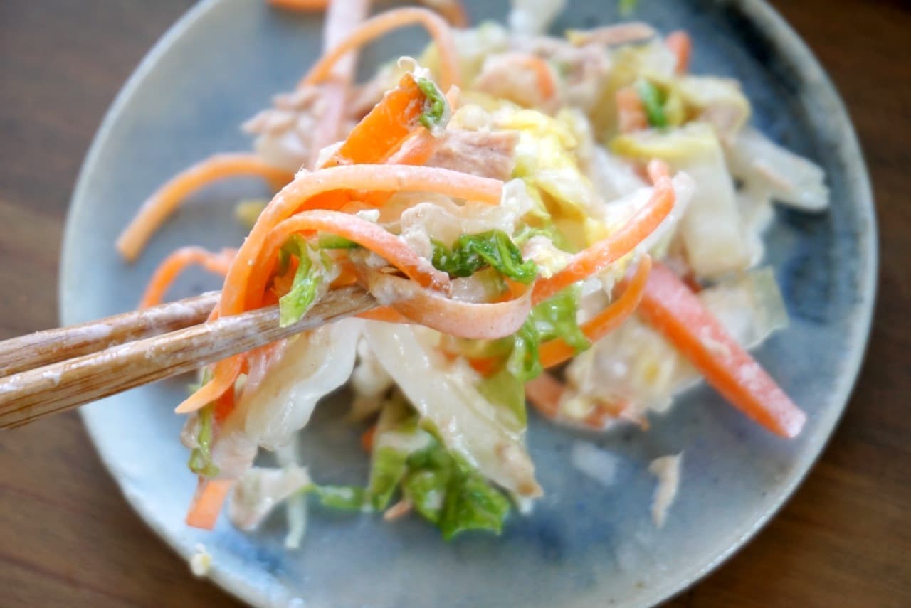Chinese cabbage coleslaw salad recipe