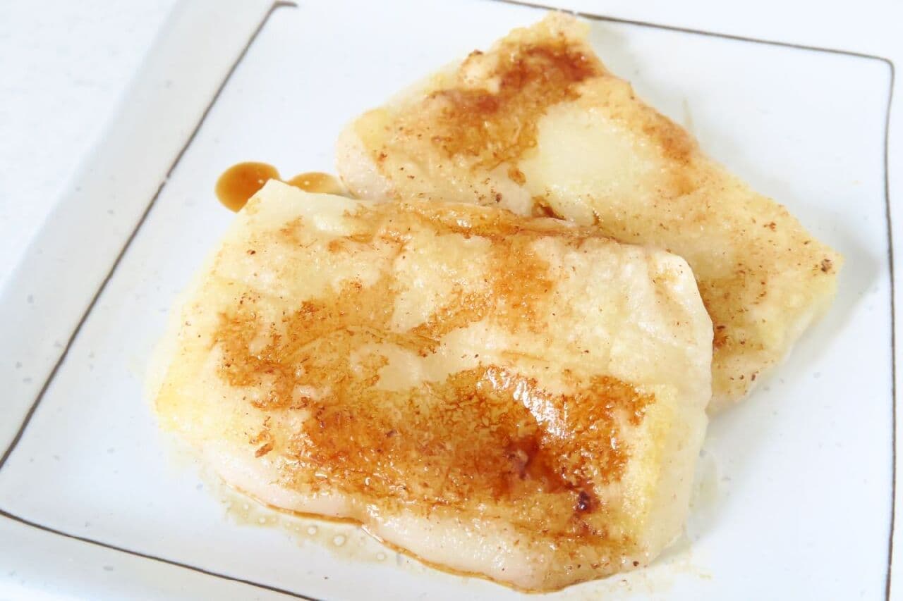 バター醤油餅のレシピ