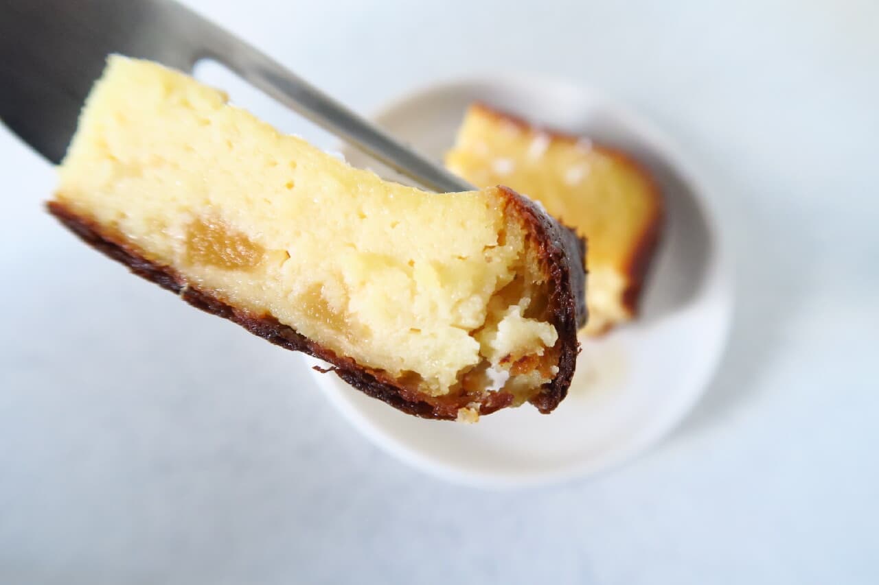 【レシピ】りんごジャムのチーズケーキ -- オーブン不要・玉子焼き器で簡単に