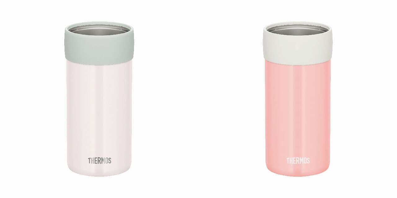 「サーモス 保冷缶ホルダー」から新色コーラルピンク