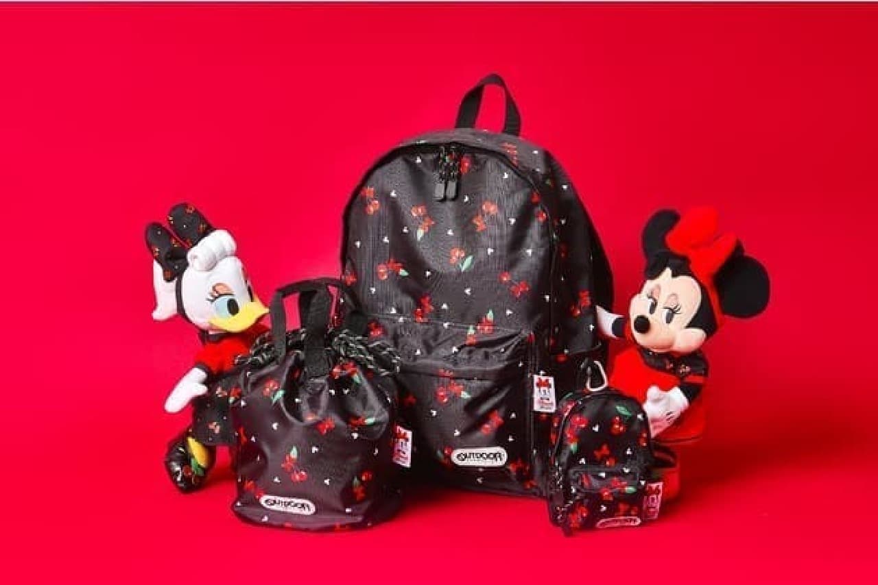 Cherry x Disney cute miscellaneous goods! Collaboration with OUTDOOR PRODUCTS