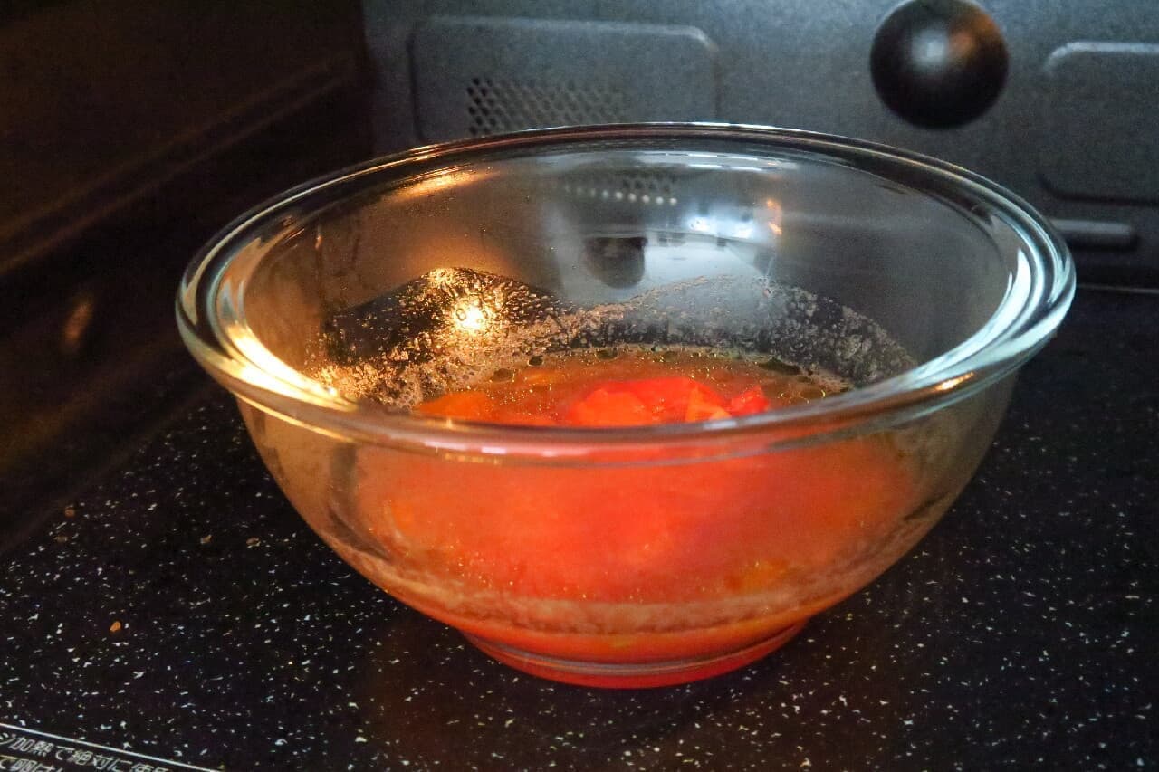 冷凍トマトのスープ