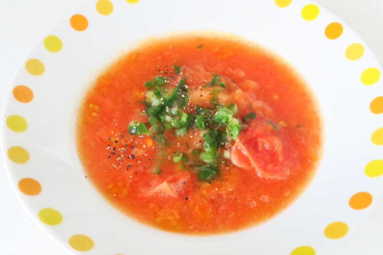 冷凍トマトのスープ