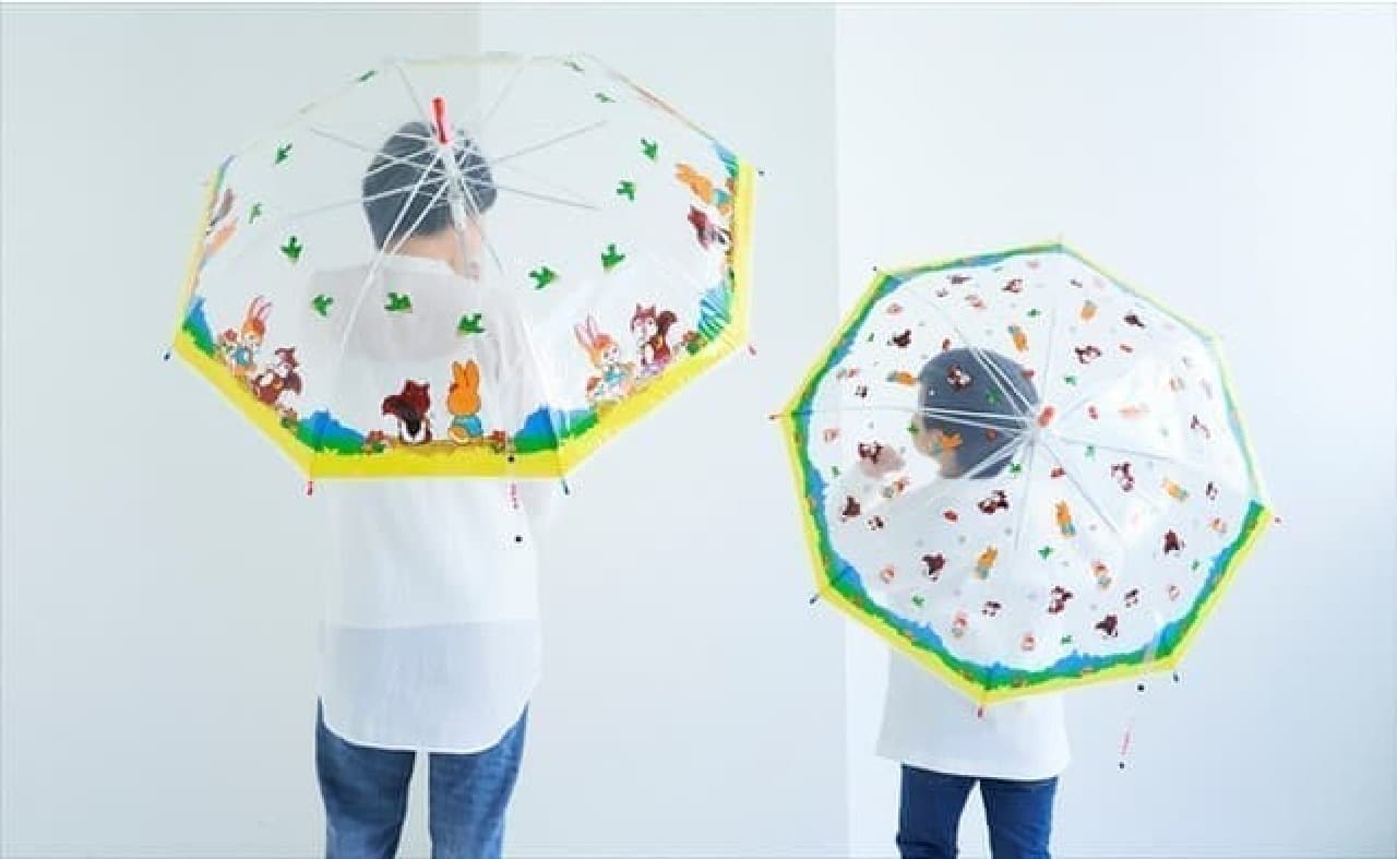 クッピーラムネ柄の可愛い傘