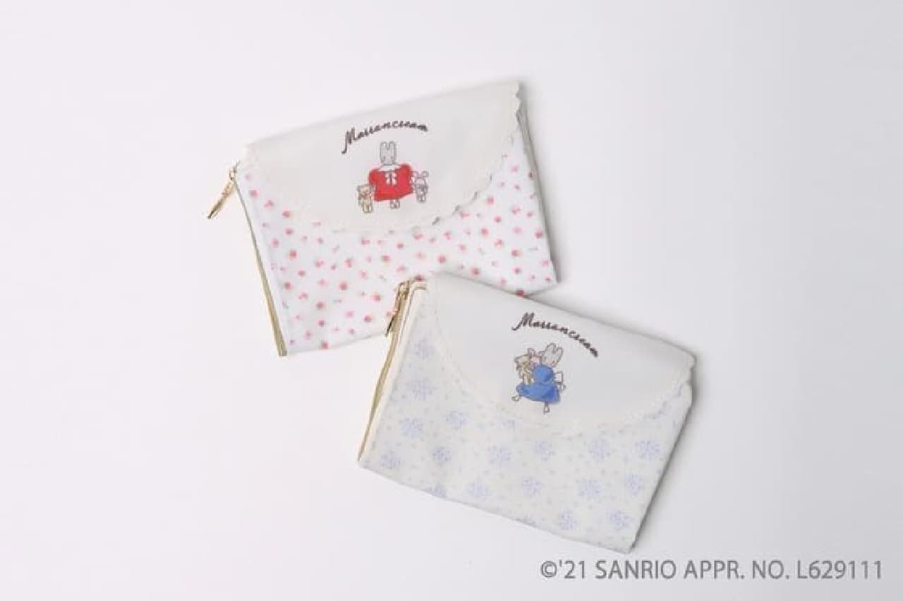 Sanrio "Maron Cream" is a cute miscellaneous item! Bleu Bleuet limited mask pouch, sub-bag, etc.