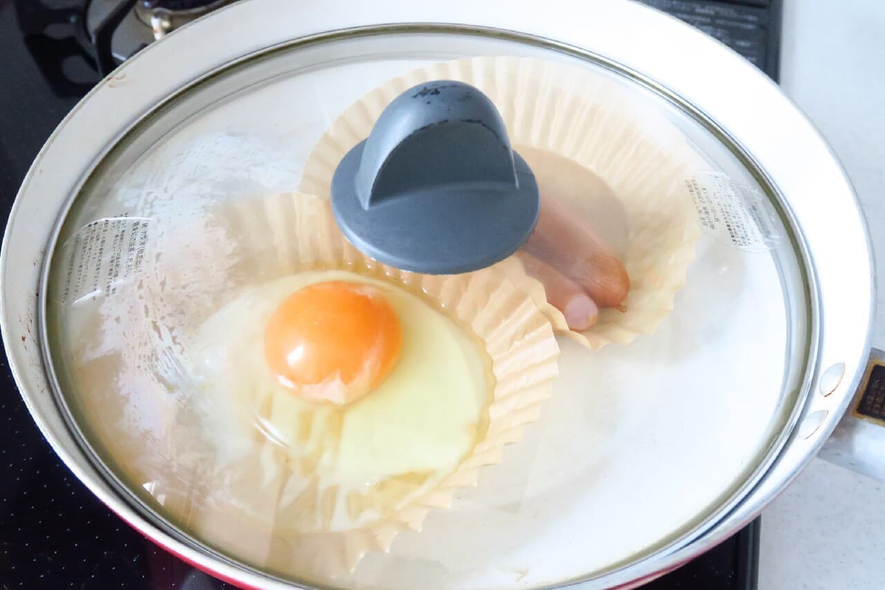 2 items at a time ♪ Hundred yen store "paper fried egg sheet" for breakfast & lunch making