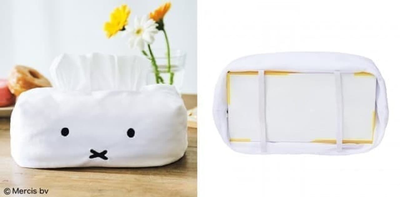 August issue of "mini" Appendix is Miffy's tissue box cover --For cute colors in the room