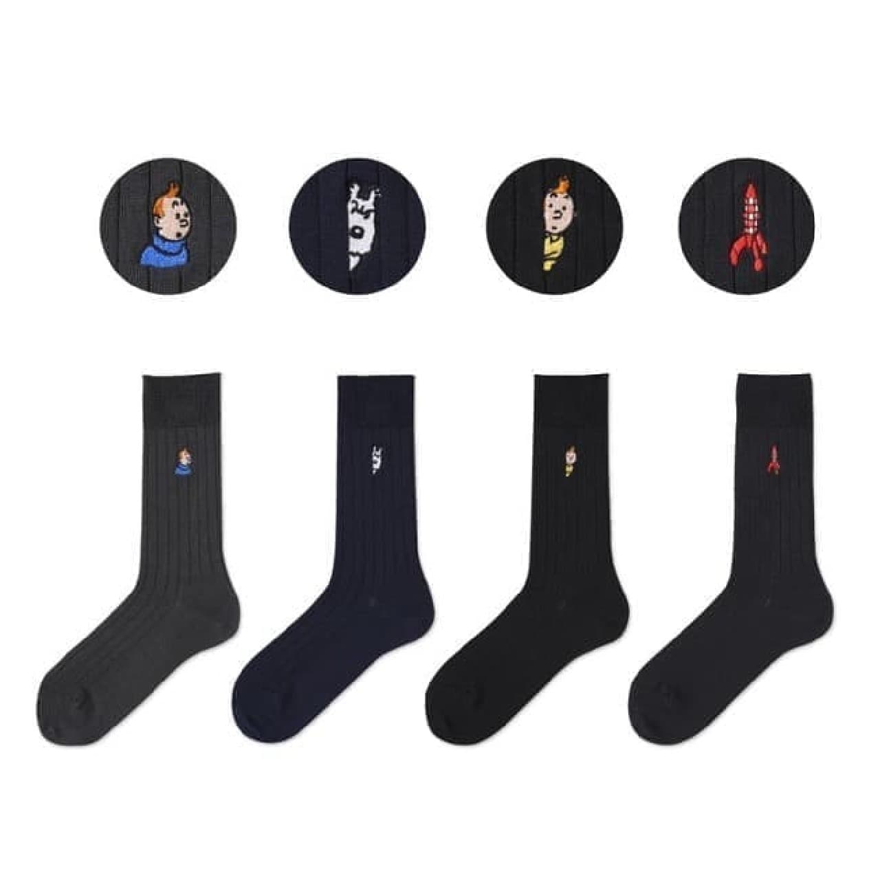 Tantan x Tabio limited collaboration socks --Long-selling cute design