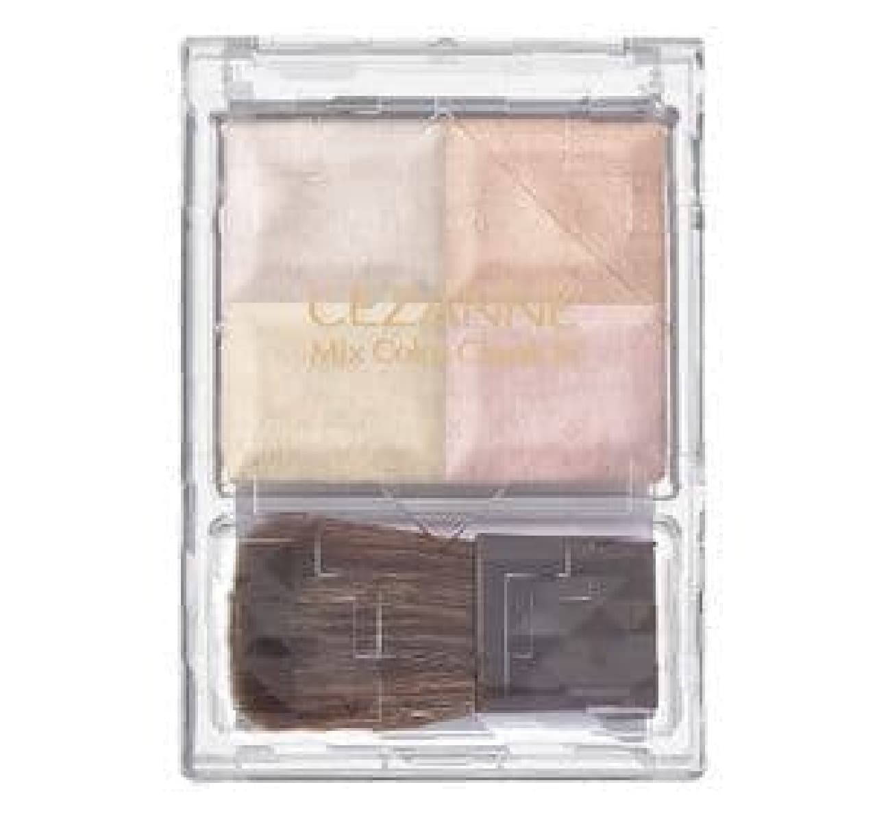 Cezanne "Mixed Color Cheek N 10 Pale Highlight" "Ultra Fine Core Eyebrow 01 Light Brown"