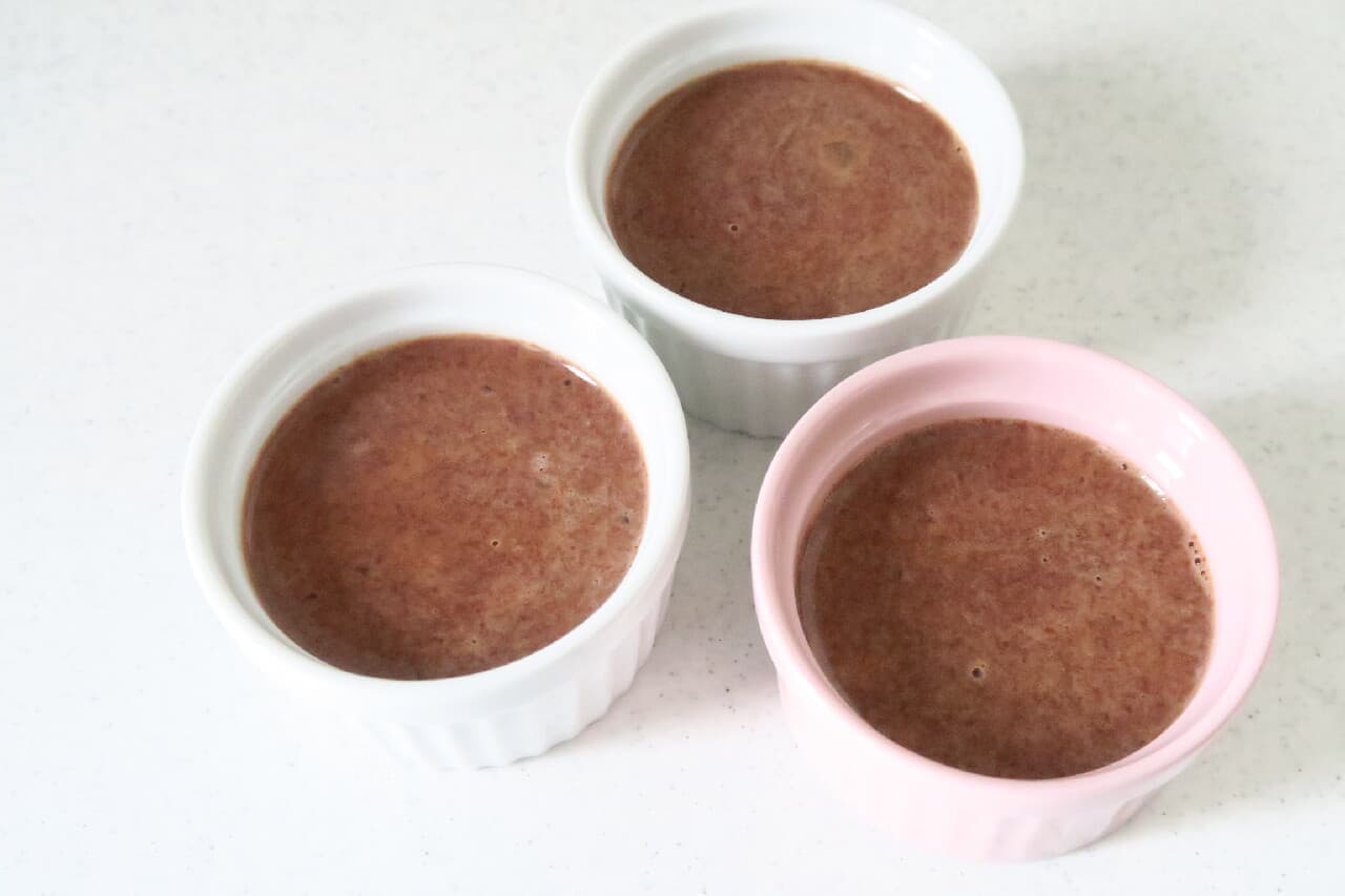 Modest sweetness ♪ Rich chocolate pudding recipe --100 Easy with a cocotte and frying pan