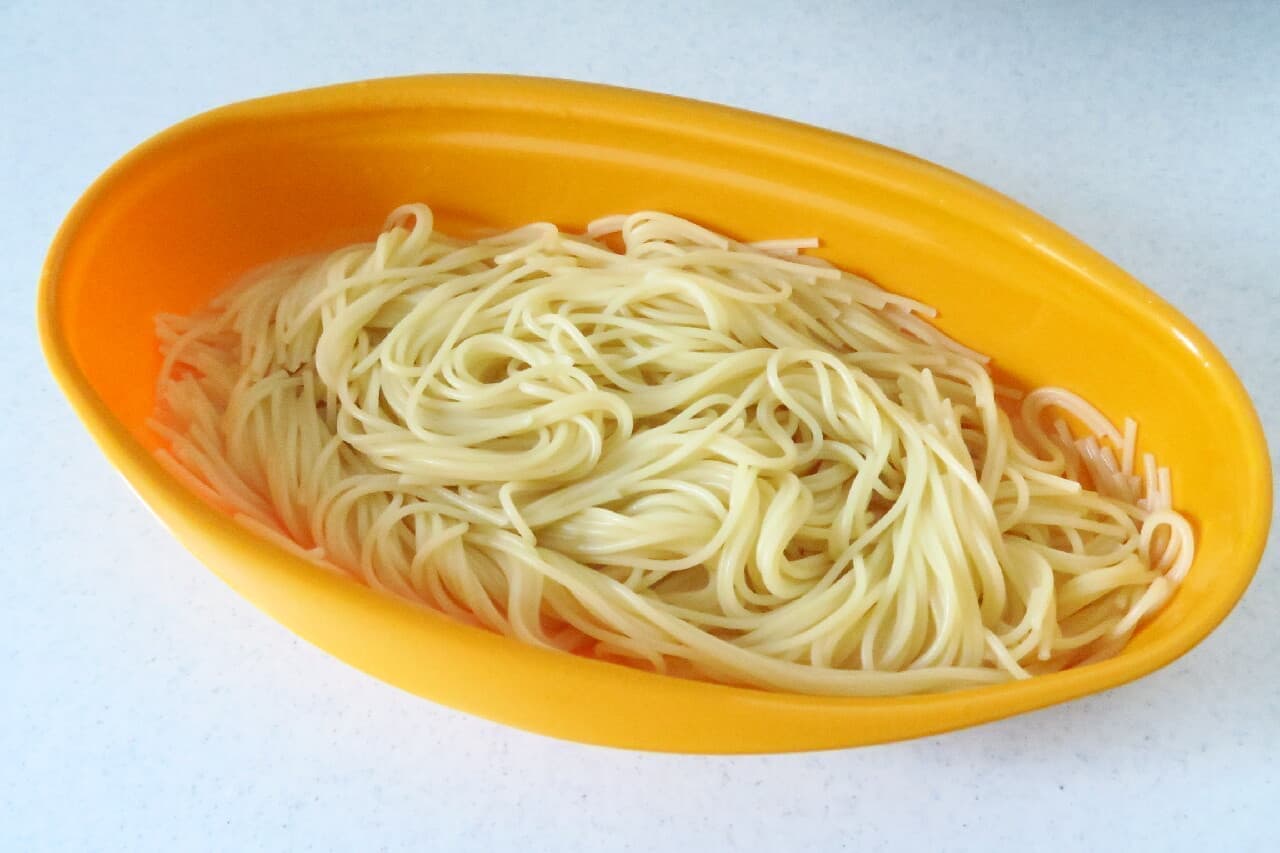 "Pasta in a microwave oven that becomes a plate" review --Boiled & microwave cooking goods that can be eaten as it is