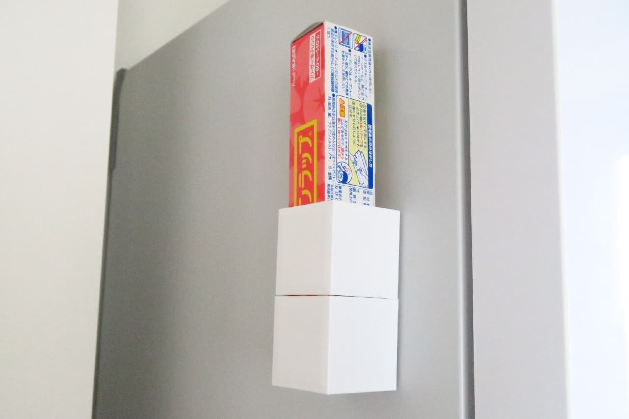 Also for wrap storage ♪ Hundred yen store "Cube Pocket 6.0" is simple and convenient --Easy installation in the refrigerator