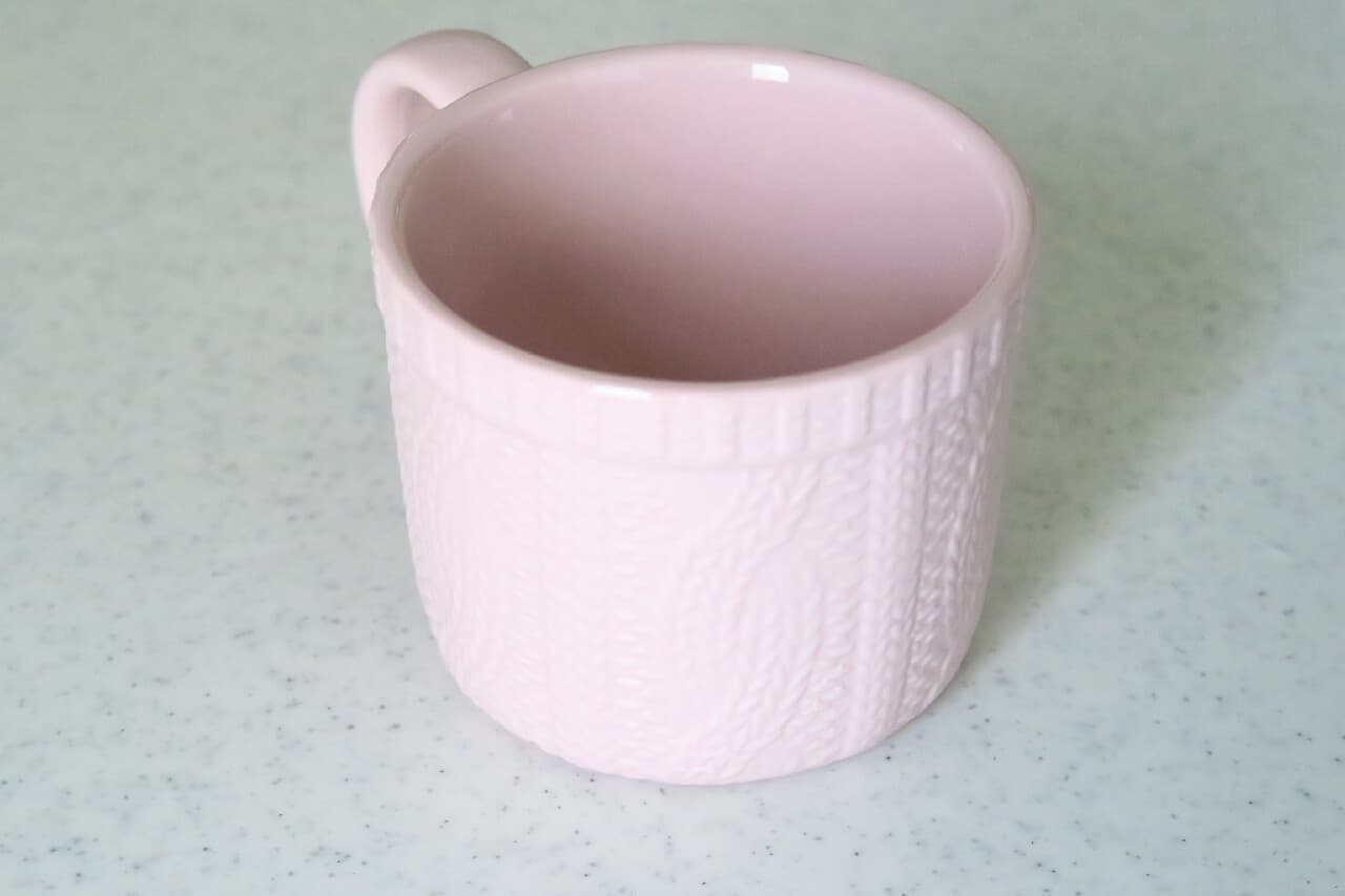 Cute miniature style ♪ Ceria "Demi cup knit pattern" pastel color is also attractive