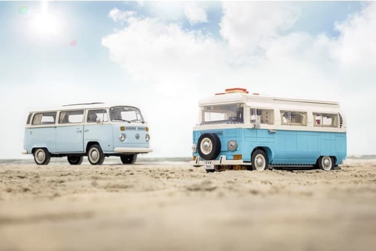 "Lego Volkswagen Type 2 Bus Camper" released --Full-scale Lego with tent