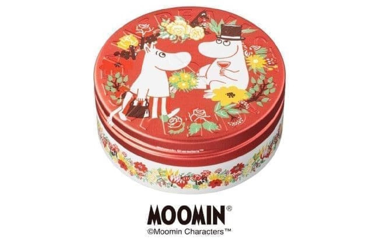 Steam cream "Moominpapa & Moominmamma with Garland"