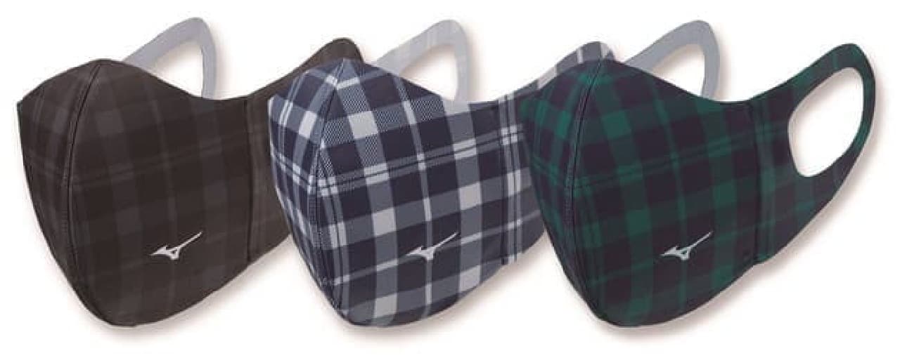 "Mizuno Mouse Cover" Plaid & Flower Pattern --Comfortable to wear using sports materials