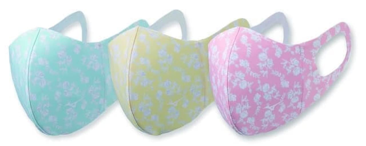"Mizuno Mouse Cover" Plaid & Flower Pattern --Comfortable to wear using sports materials