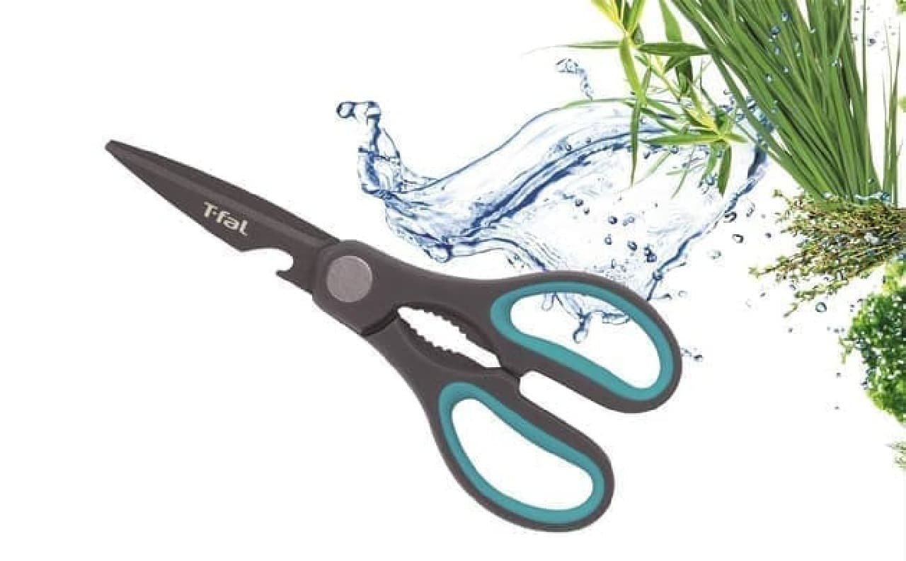 From "Fresh Kitchen Kitchen Scissors" Tefal --Long-lasting sharpness & stain resistant