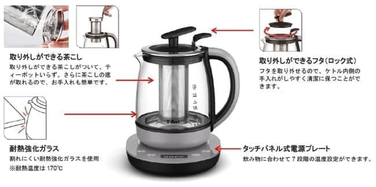 Electric kettle "Teiere 1.5L" from Tiffal