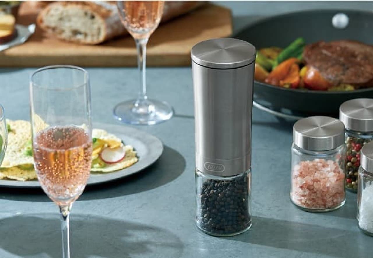 Released "Toffy Electric Salt & Pepper Mill" --Easy and stylish electric mill with one hand