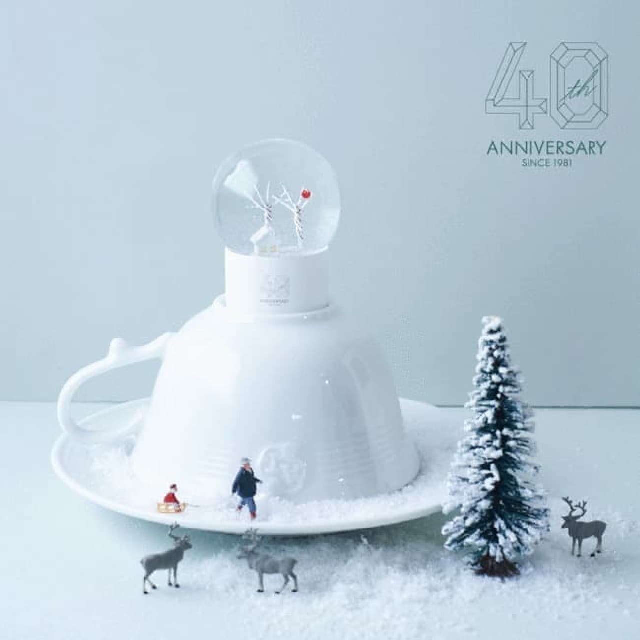 Afternoon Tea LIVING "Four Seasons Tea Time Snow Globe" Present Plan --40th Anniversary