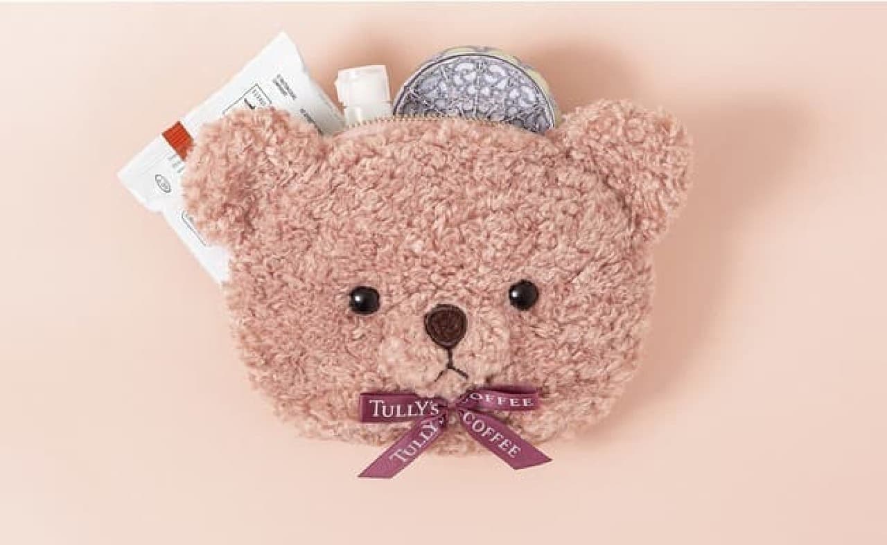 From Tully's such as "Bearful Mini Mini Tote" --Fluffy cute teddy bear goods