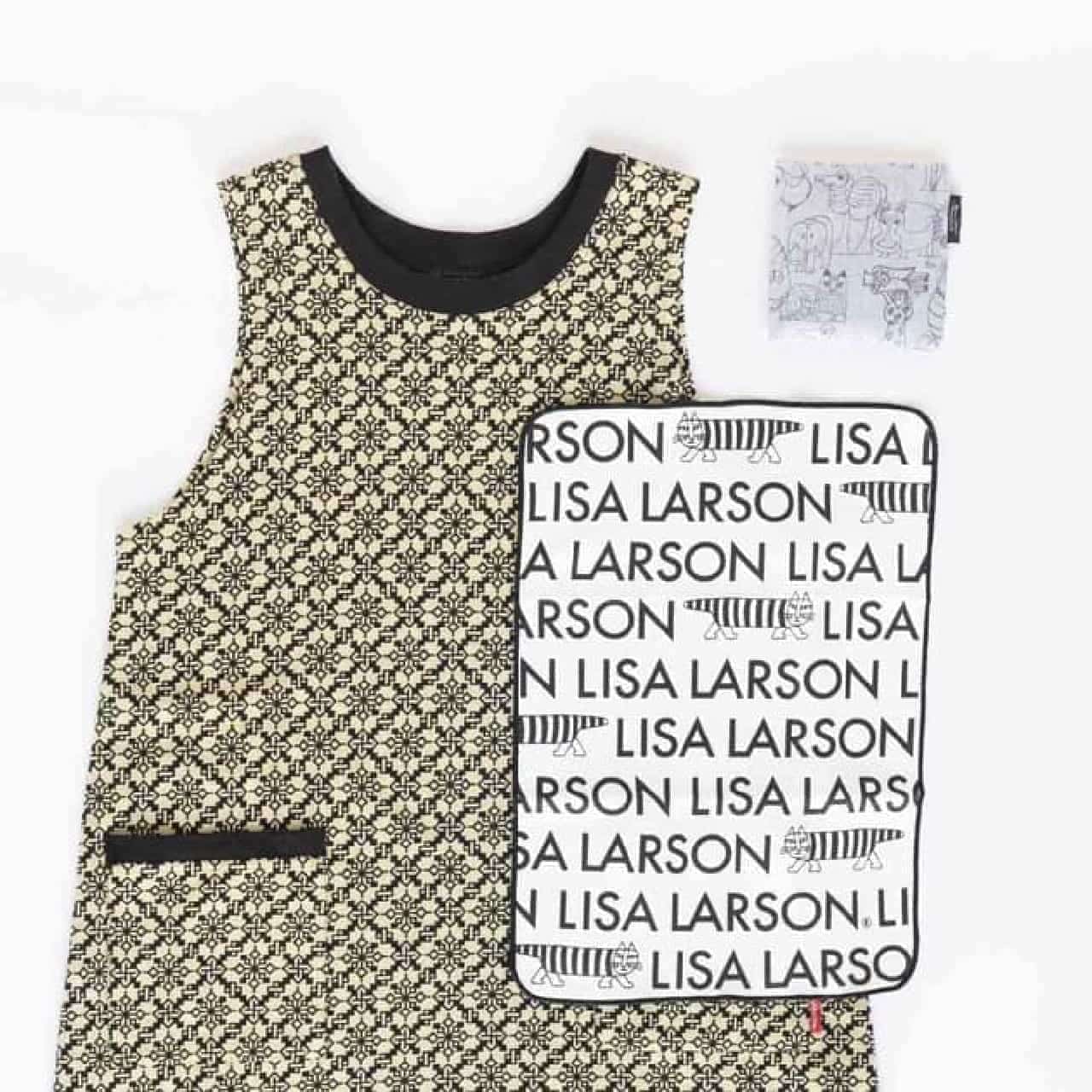 Lisa Larson's new apron --Abundant variations such as border corduroy