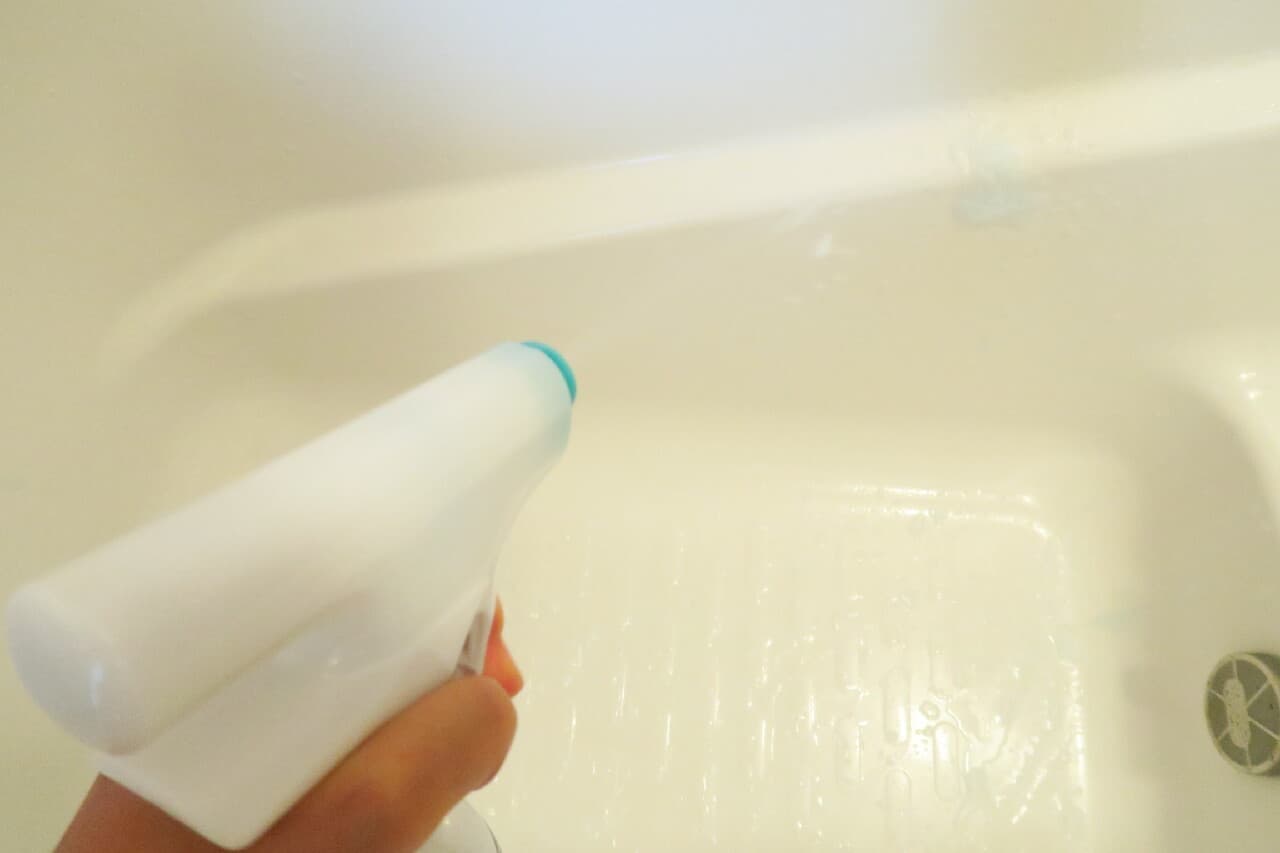 "Bath Magic Lin Air Jet" Review --New spray container makes it easier to clean the bathtub