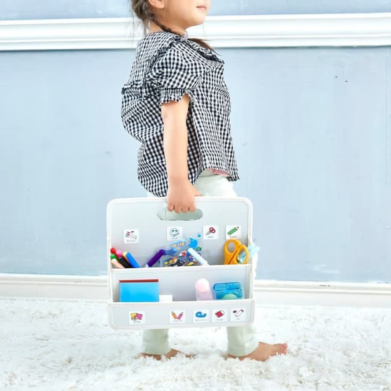 おかたづけボックス・お気に入りバッグがサクラクレパスから -- 子どもの整理整頓・持ち運びに