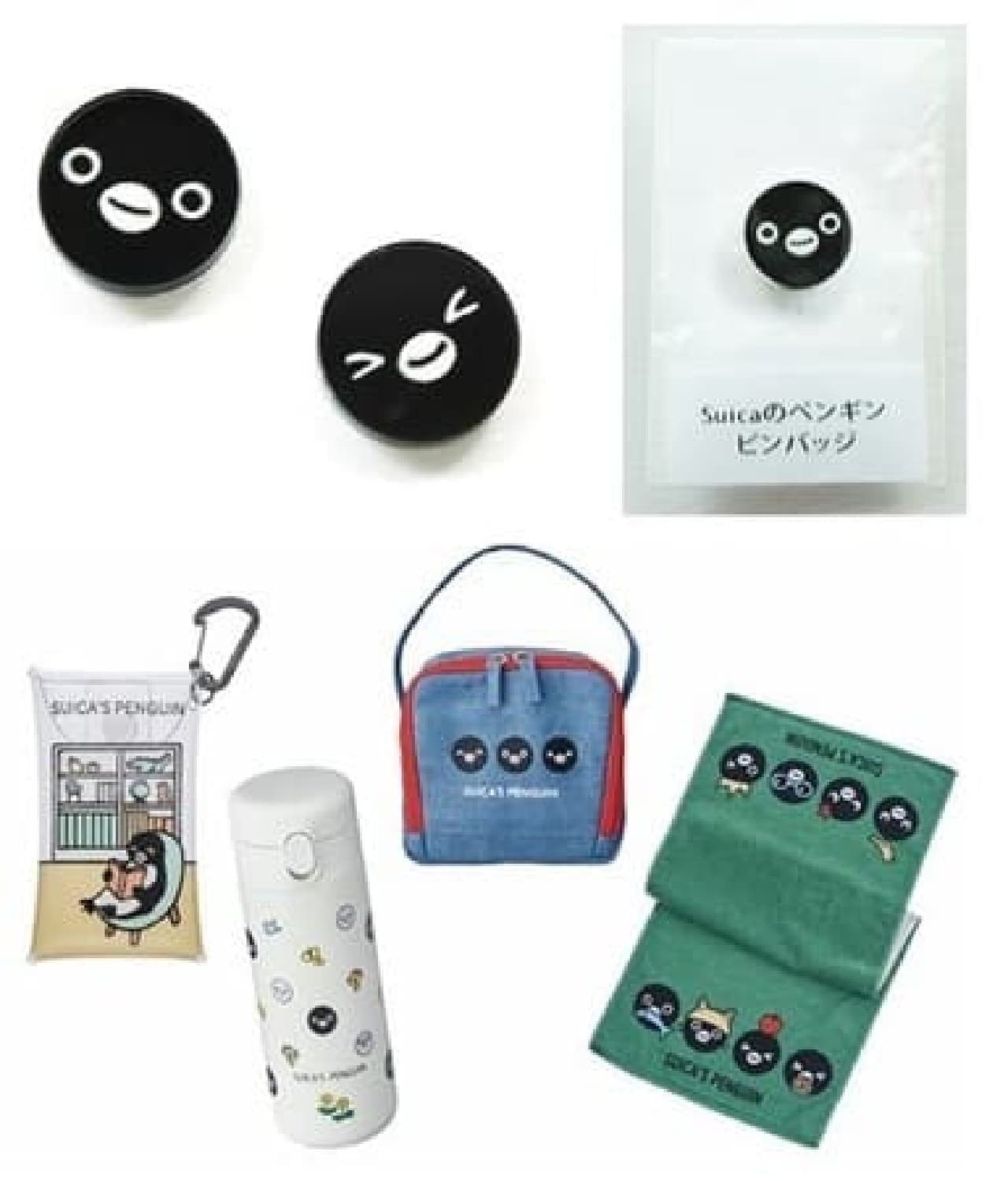"Suica 20th Anniversary Suica's Penguing Goods Fair" Ecute etc .-- Lots of new products! Pin badge novelty