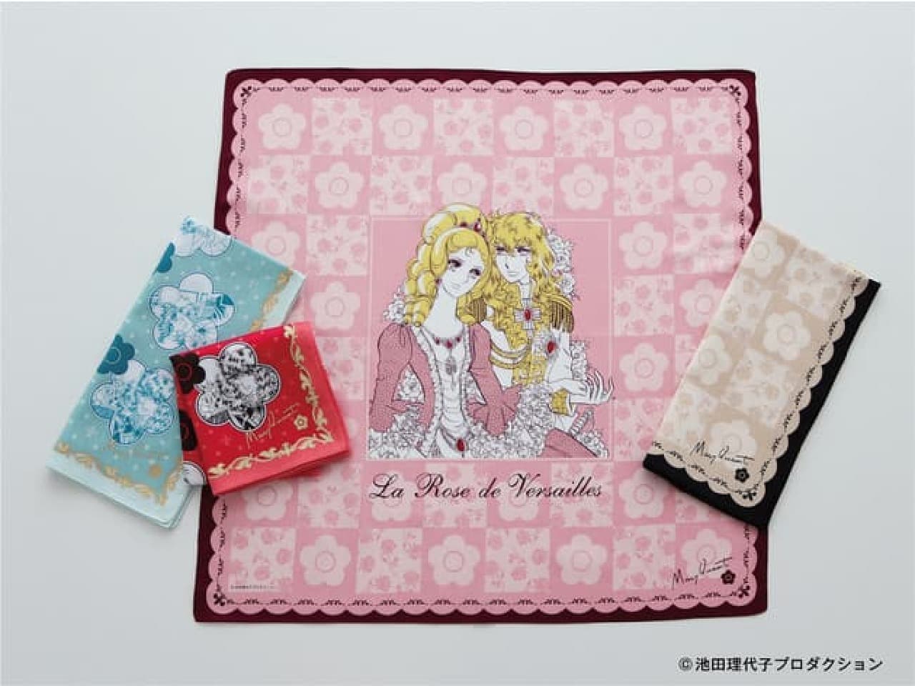 The Rose of Versailles x MARY QUANT Collaboration Handkerchief --A splendid print handkerchief & towel handkerchief