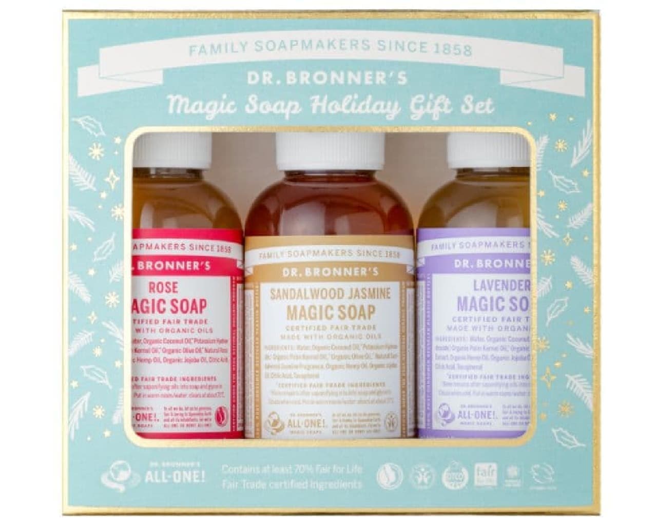 Dr. Bronner's "Magic Soap Holiday Gift"