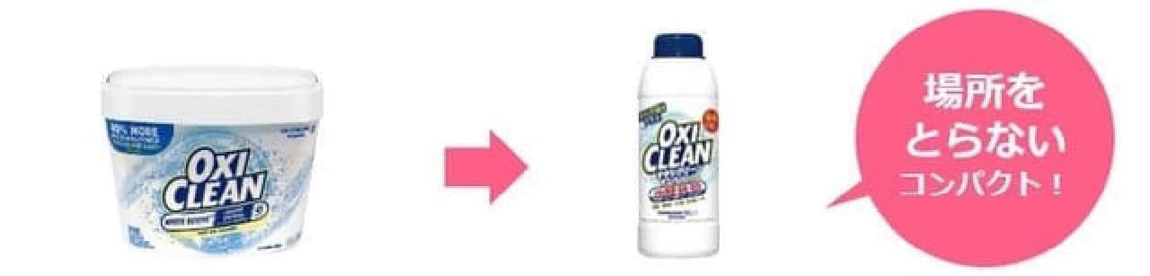 OxiClean White Revive 500g, an oxygen-based bleach, a trial size that is easy to use for living alone