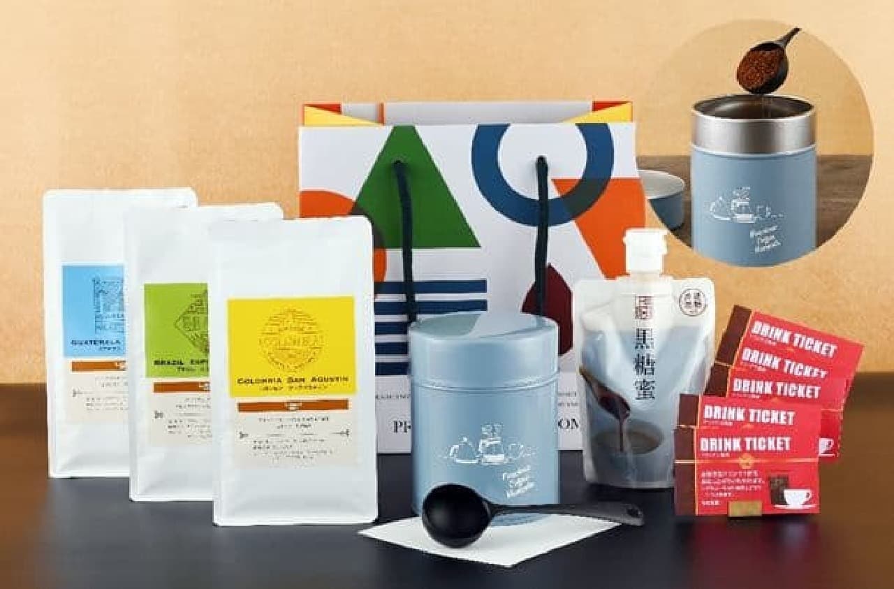 Ueshima Coffee store lucky bag "HAPPY BAG" Assortment of specialty coffee, drink vouchers, coffee utensils, etc.