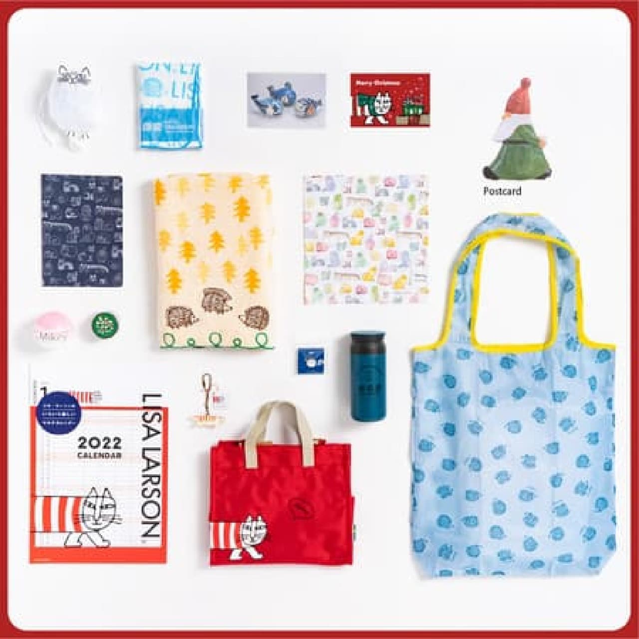 Lisa Larson lucky bag at Tonkachi store --Assorted popular items! 2022 calendar too