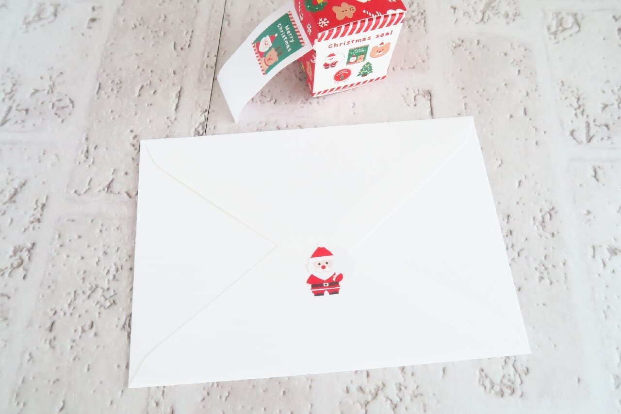 セリアの可愛いクリスマスシール -- クリスマスカード・手帳などデコレーション♪ ポップアップ型も