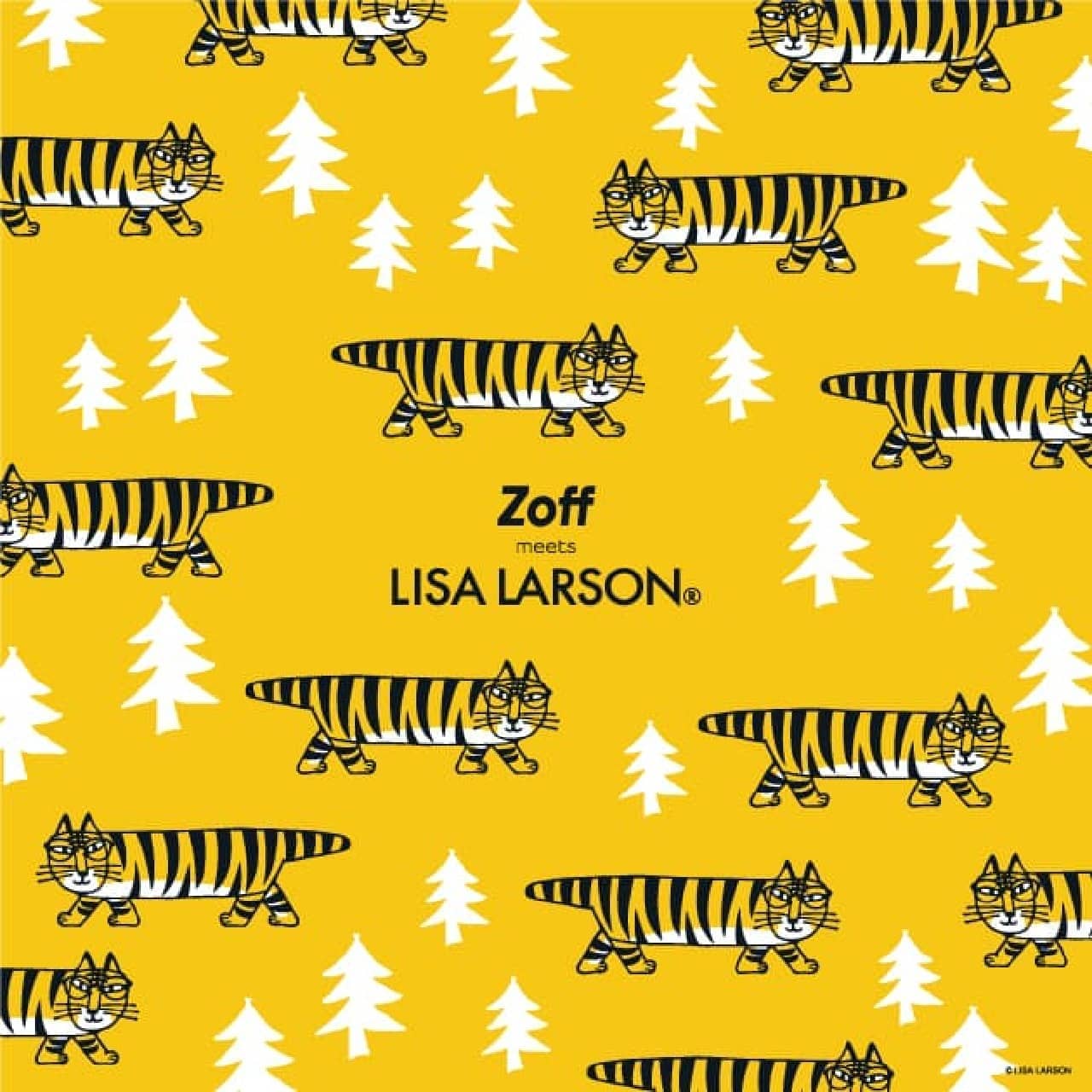 Zoff（ゾフ）福袋「Zoff Lucky Bag 2022」リサ・ラーソンのミニ風呂敷＆卓上カレンダー付き [えんウチ]