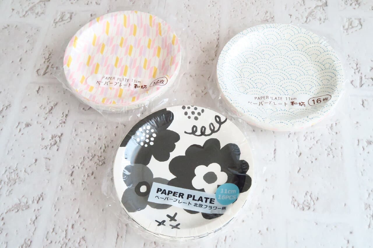 A small paper plate of ceria is cute --For tea confectionery and home parties such as Scandinavian flower patterns and Japanese patterns