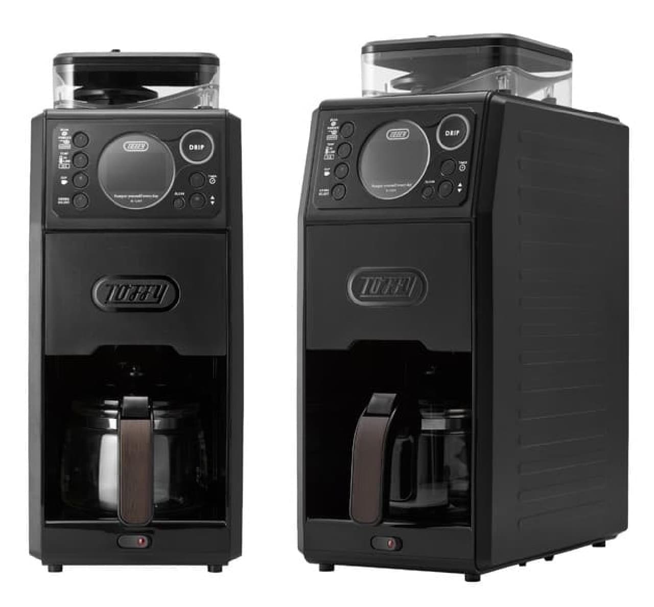 Released "Toffy Custom Drip Coffee Maker with Fully Automatic Mill" --Easy and authentic coffee! Easy to clean