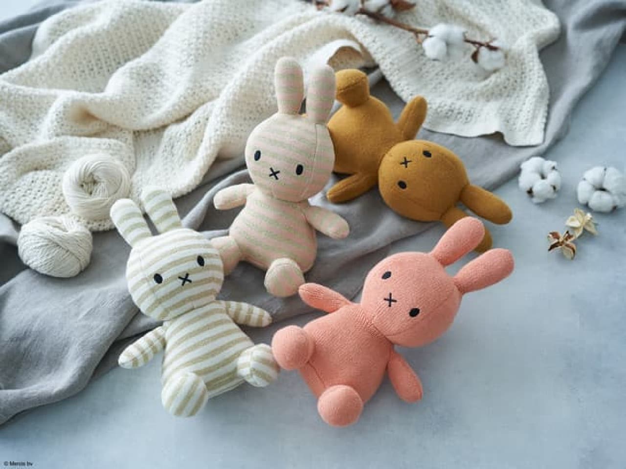 Miffy plush toys made from organic cotton --From "BON TON TOYS" from the Netherlands! Smooth to the touch