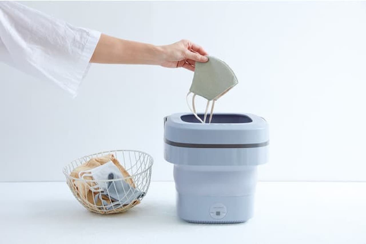 Recolt "Shimaeru Mini Washing Machine" released --For laundry that you want to wash separately or immediately! Shelf and wagon storage