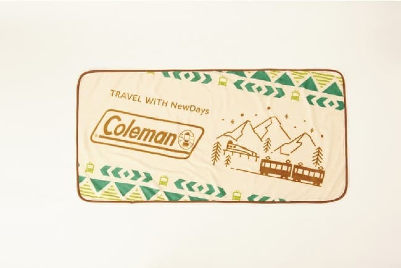 "NewDays x Coleman lucky bag" is now available--Tote bag with train pattern and logo! NewDays coupons too