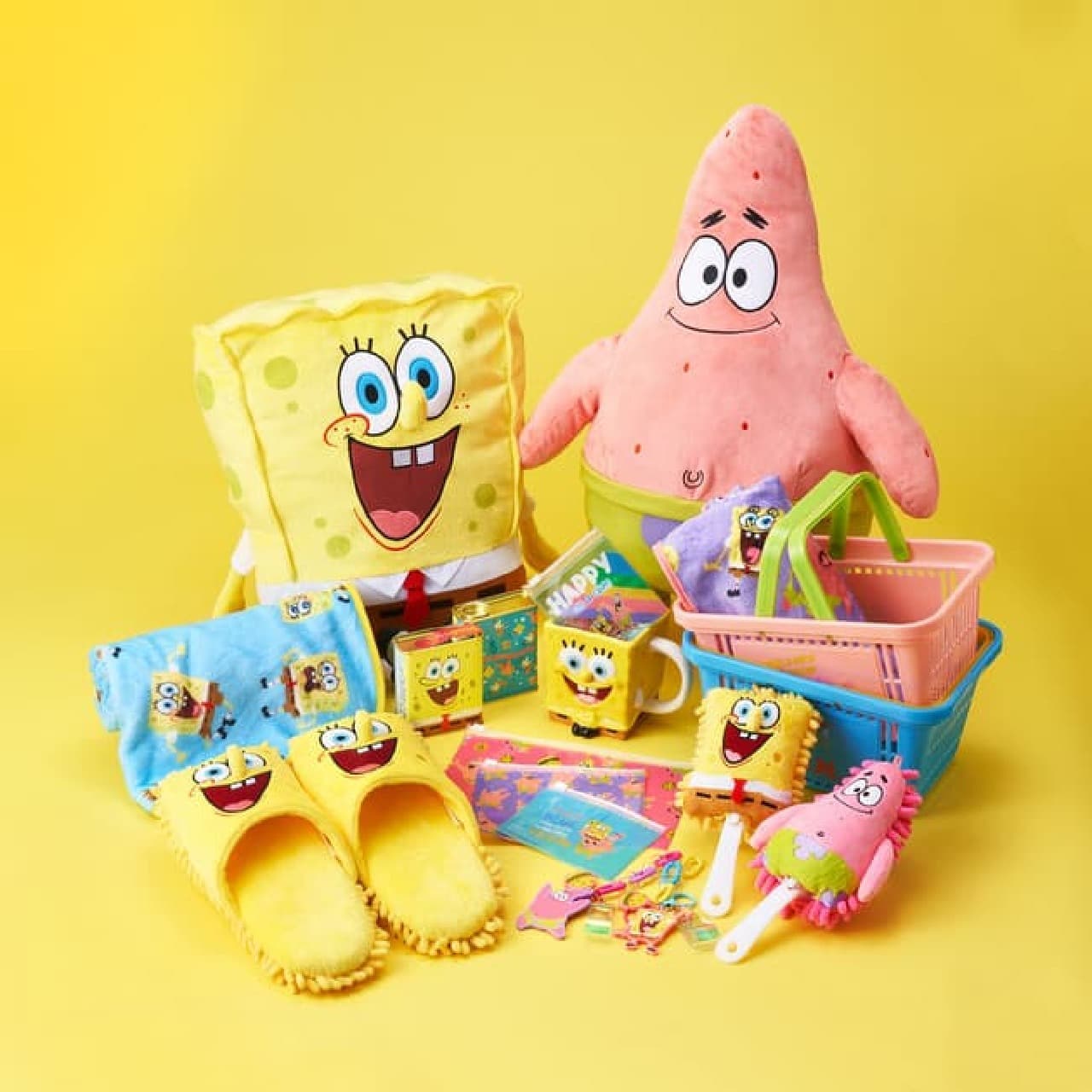 PLAZA / MINiPLA "SpongeBob" promotion --Mugs, blankets, cleaning items, etc.