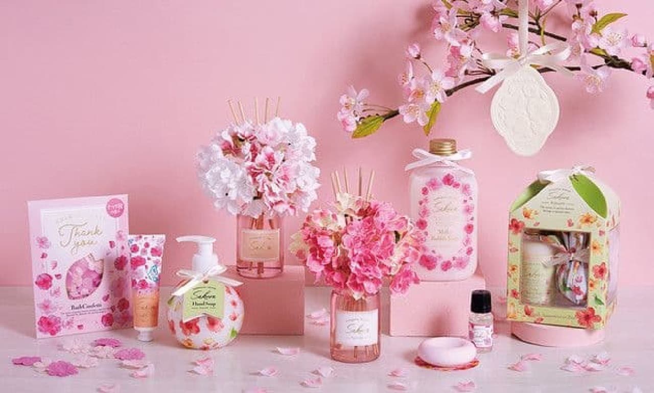Home Fragrance and Bath & Hand Care "Sakura" Series