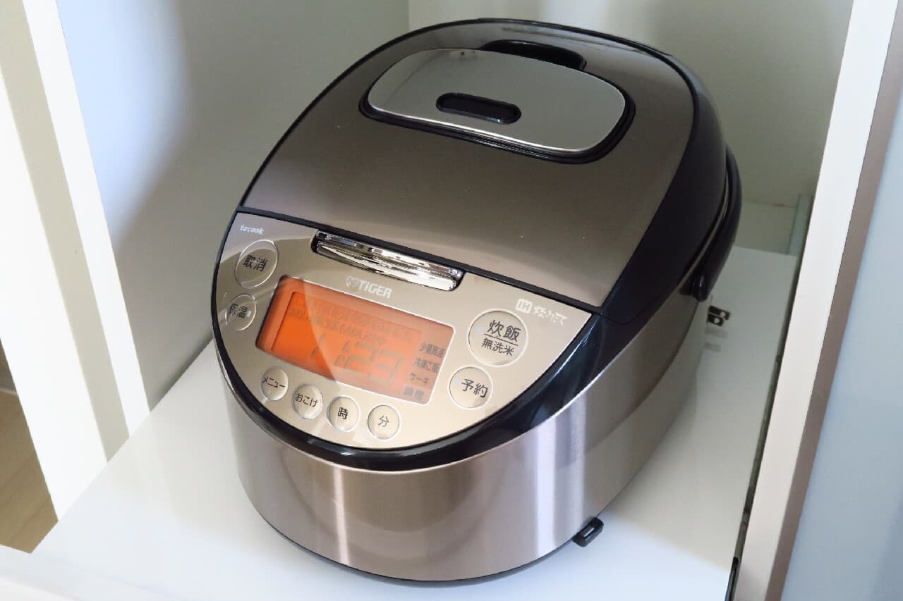 Tiger magic bottle "tacook" review --Simultaneous cooking of white rice and side dishes with a rice cooker! Curry, omelette, etc.